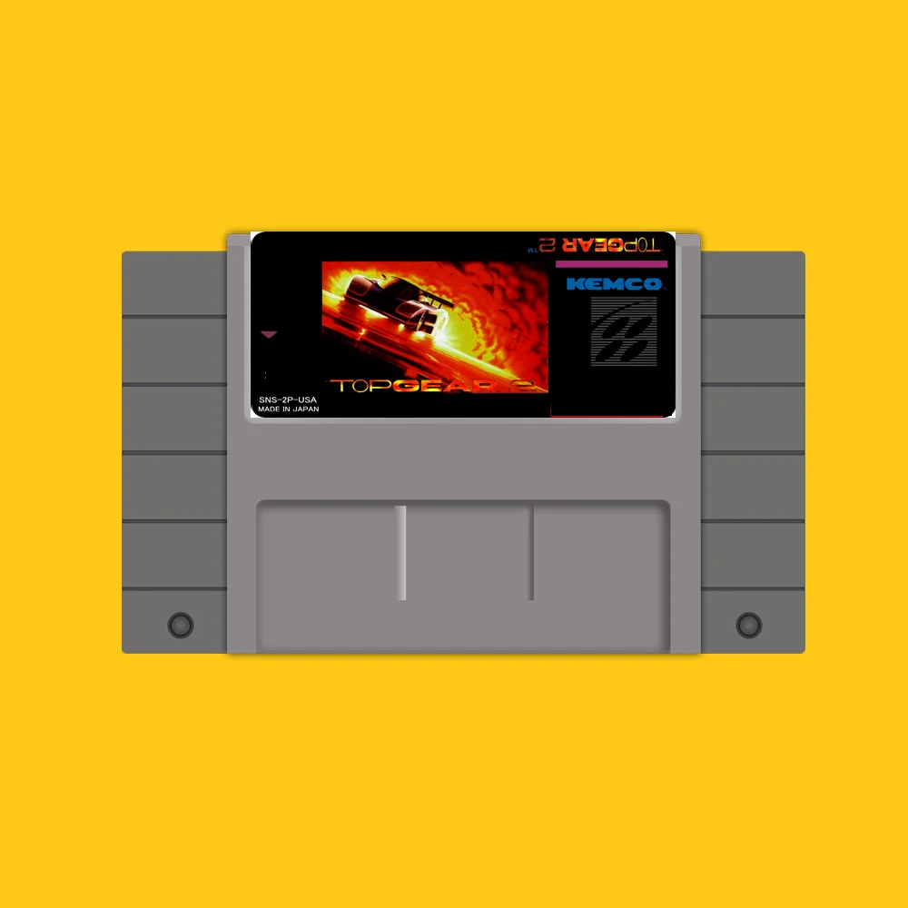 

Hot 46 Pin 16 Bit NTSC Game Cartridge - TOP GEAR 2