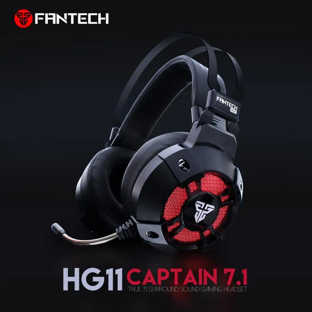 Профессиональные игровые наушники Fantech HG11 виртуальная 7 1 канальная