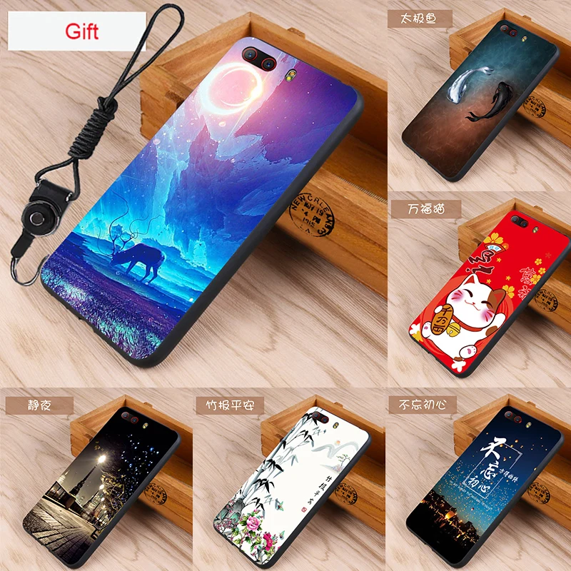 Чехол для ZTE Nubia Z17 Minis Оригинальный чехол сумки из кожи волка рыбы черепа z17minis Fundas