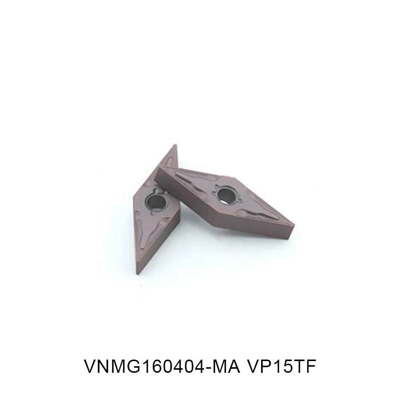 

VNMG160404 or VNMG160408 MA VP15TF 10PCS Carbide Inserts Internal Turning Tool CNC Lathe Cutting Tool Knife Blades