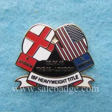 Пользовательские спортивные швейцарские английские игры сувенир значок с эмалью