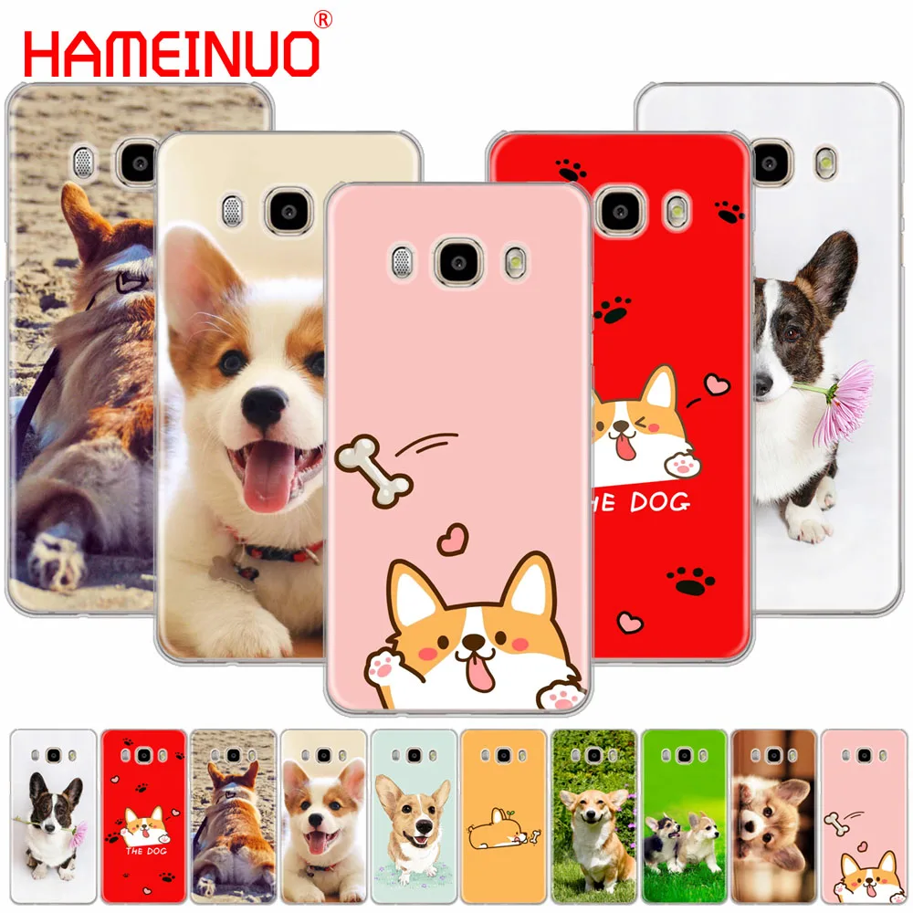 HAMEINUO Corgi милый мультяшный чехол для телефона с изображением собаки Samsung Galaxy J1 J2 J3 J5