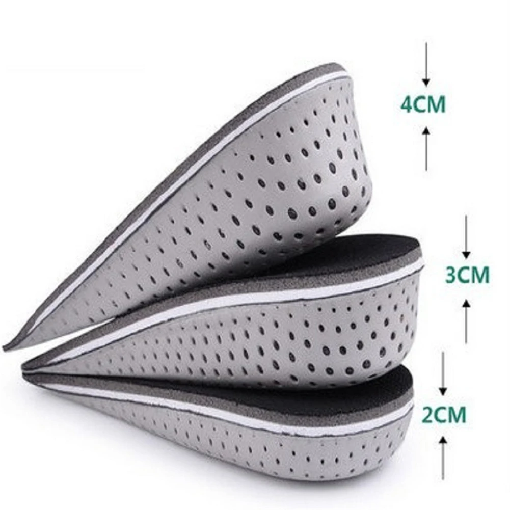 1 Pair Shoe Insoles Breathable Half Insole EVA Heighten Heel Insert