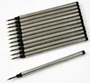 10 Pcs rollerball pen refill black ink Rotating port original style roller ball Pen refill writing smooth metal  ink refill 0.7m ► Photo 1/5