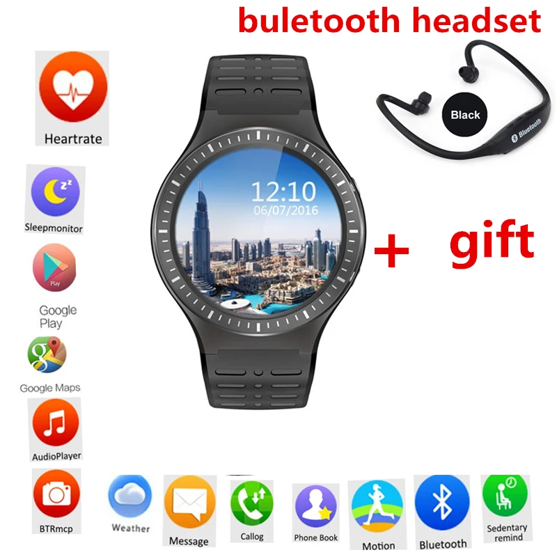 Smart Watch S99B для Xiaomi hauwei iPhone Samsung Relogio до сих пор жива 3 г GPS Wi-Fi сердечный ритм камеры 512