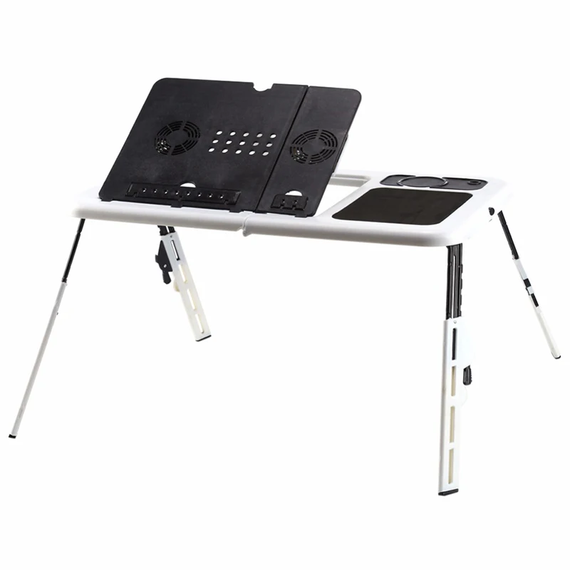 Computer desk bed folding table portable stand that comes with cooling function computer desk+USB Cool Fans | Мебель