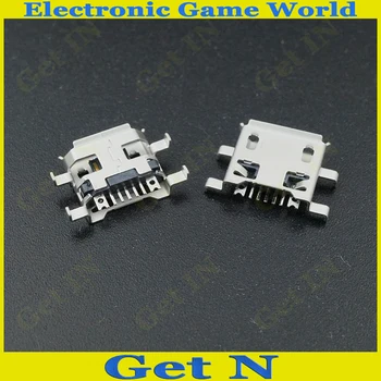 

100PCS Micro USB Socket Jack Connector PCB Mount for Tablet Phone