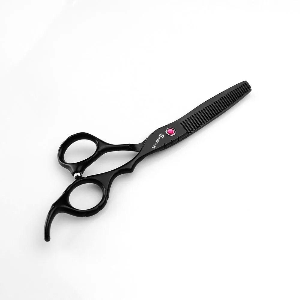 6 дюймов Профессиональные Парикмахерские ножницы для парикмахера японские стальные ножницы для резки филировочные ножницы berber makas - Цвет: thinning scissors