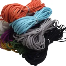 10 ярдов 2,6 мм Замша корейский бархат кожа шнур веревка нить 2,0 мм толщина корейские замшевые кожа