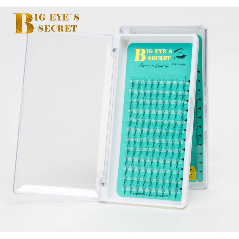 

Big Eye's Secret 10trays/lot Volume Eyelash Make Up Handmade Faux Mink Premium Premade Fan eyelash Eyelash Extensions