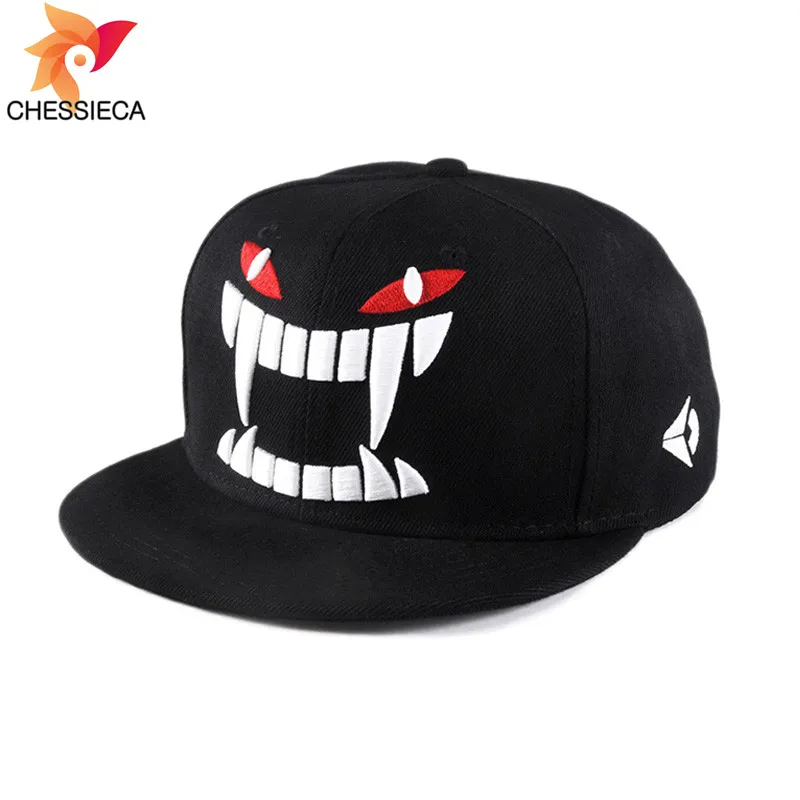 CHESSIECA 2018 Элитный бренд скидка Для мужчин хип хоп Шапки большой зубы Snapback
