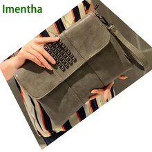 Серый Клатч женский кожаный день клатч на молнии с заклепками Стад женщины клатч партия Леди палец женщины конверт мешок кошелек