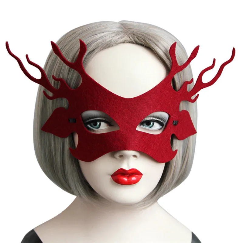 

High quality Sexy Elegant Eye Face Elk Mask Masquerade Ball Carnival Fancy Party