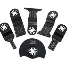 6pcs set Wood working Oscillating Multi tools Saw Blades Accessories fit for Multimaster power tools as