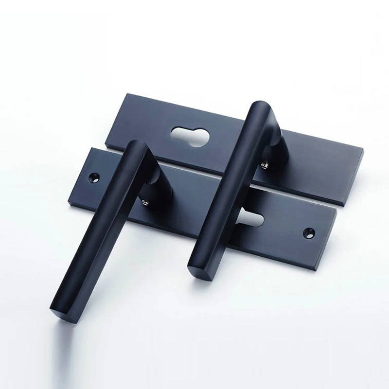 Interior Door Lock Types black integral type security anti theft door locks aluminum handle Interior Door Lock Types black integral type security anti theft door locks aluminum handle