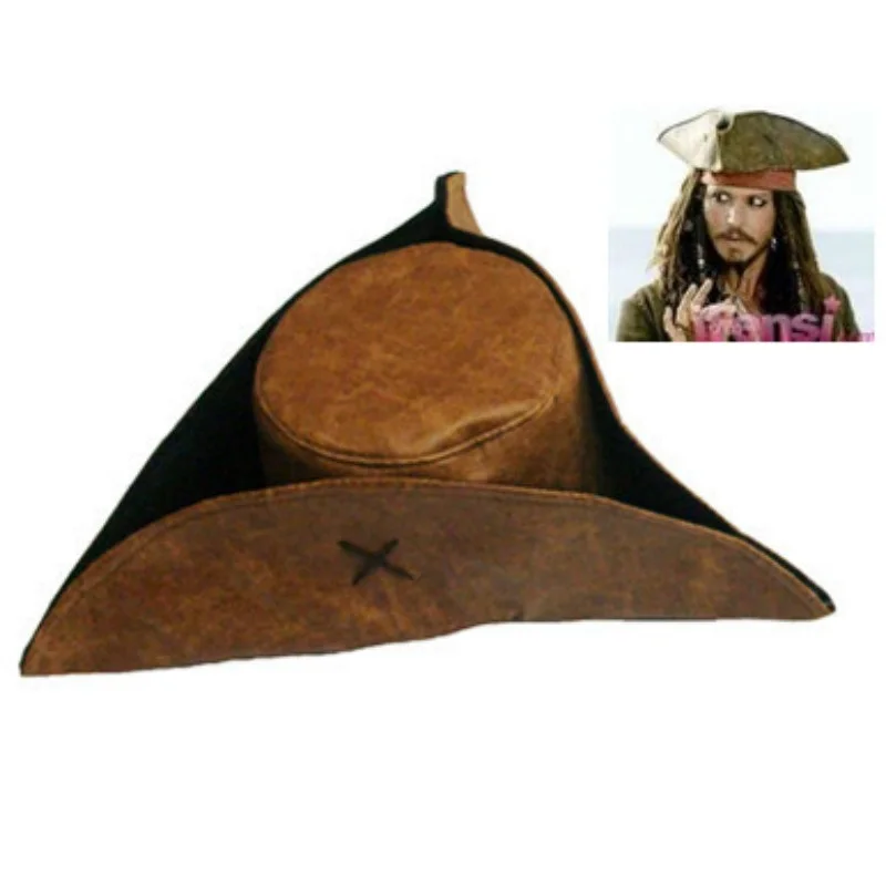 Adults Halloween Hat Cosplay Jack Sparrow Caribbean Jack Captain Pirate Wig Pirate Hat Pirate B-2916 - Hats - AliExpress