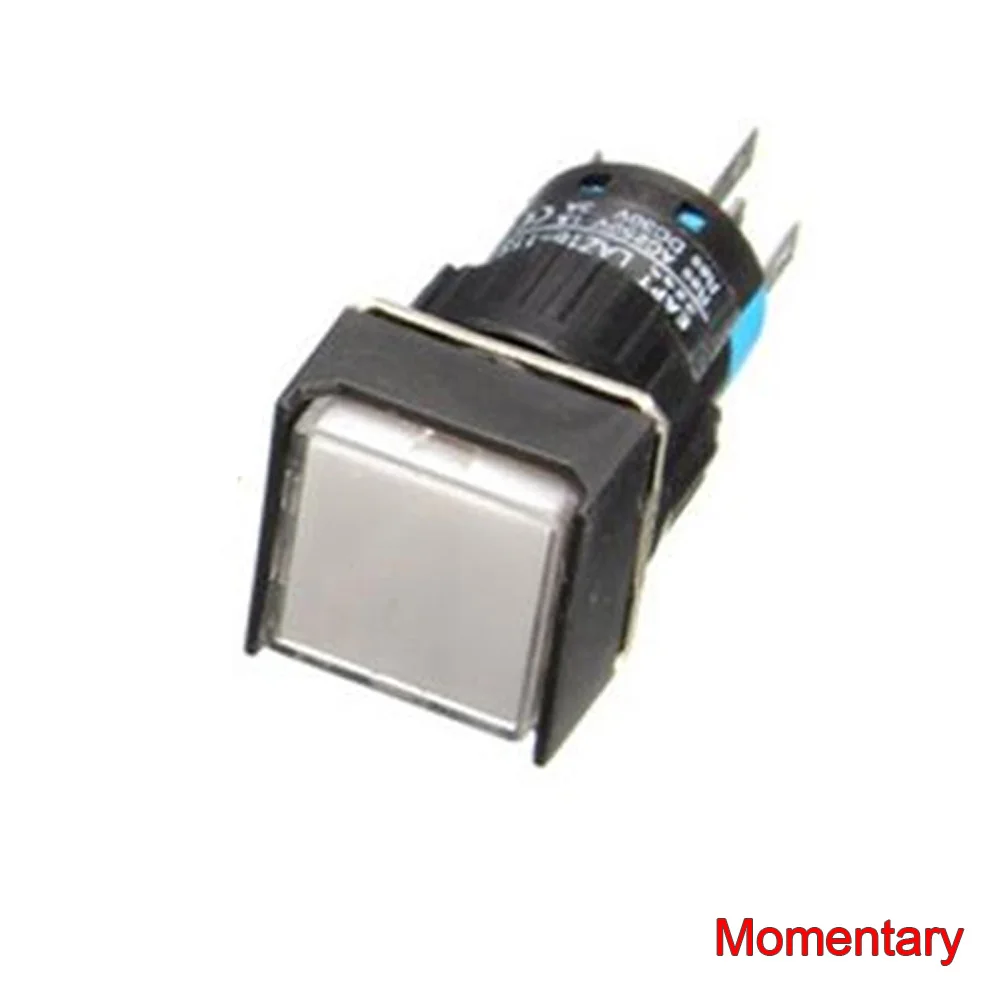 

Durable 5Pin Rectangular Decoration UV Push Momentary Switch Button