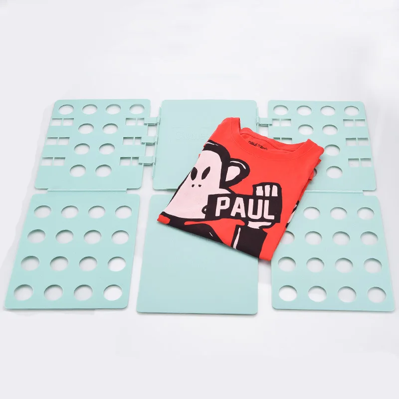 

1Pcs Creative Clothes Folding Board Quick Stacking Board Portable Adjustable Size Easy to Store Home T-Shirt Practical Organizer