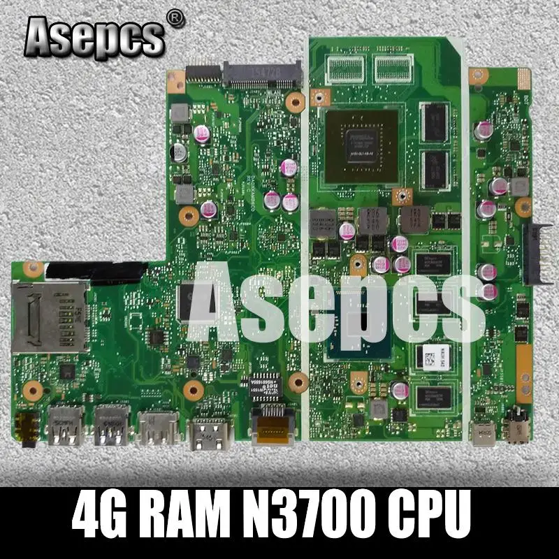 

Asepcs X540SC Laptop motherboard for ASUS X540SC X540S X540 Test original mainboard 4G RAM N3700 CPU