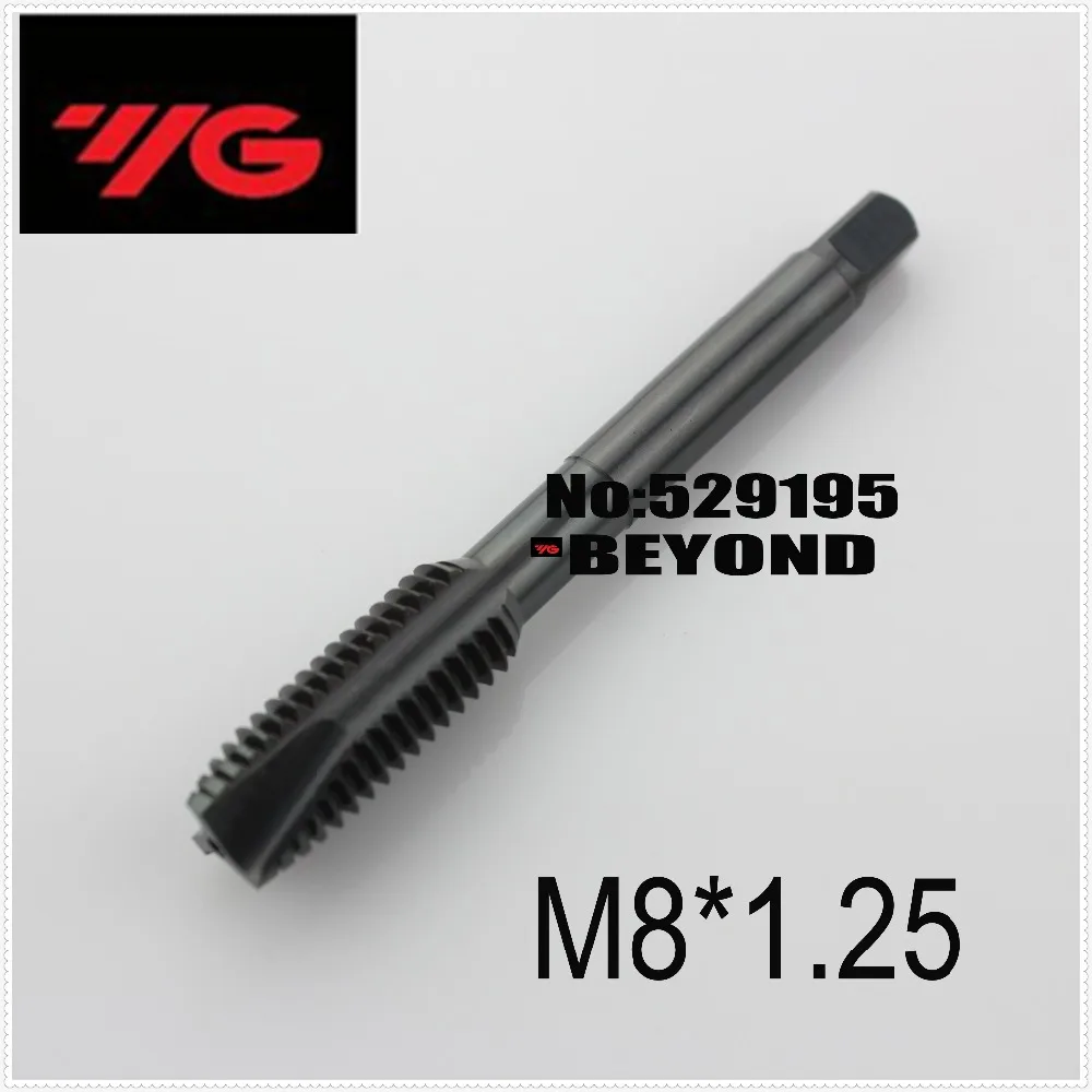 Carbono e a Liga Através do Furo Yg-1 para Apropriado para o Aço Faz à Máquina Coreia Que Microplaqueta Excelente m8 * 1.25 T1022