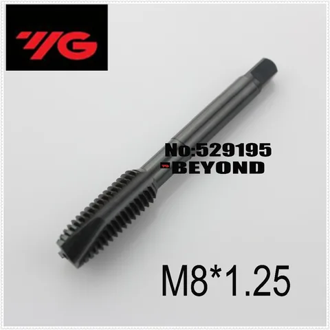 Carbono e a Liga Através do Furo Yg-1 para Apropriado para o Aço Faz à Máquina Coreia Que Microplaqueta Excelente m8 * 1.25 T1022