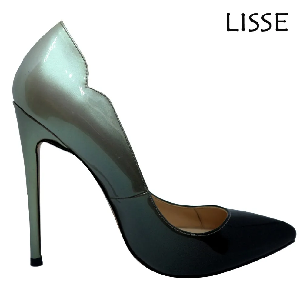 

Women Ladies Pointed Toe Stiletto Pumps High Heel Sandals Gradient Shoes New Handmade US Size 4-15.5 Wholesale