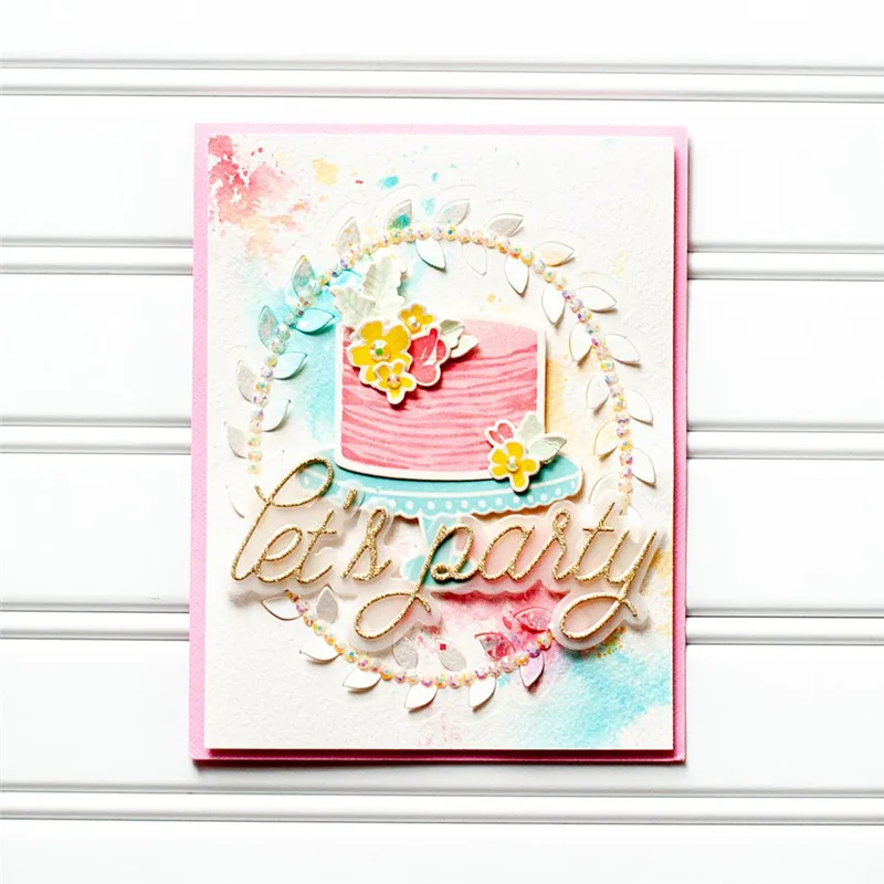 

Eastshape Party Word Dies Metal Cutting Dies New 2019 for Card Making Scrapbooking Album Embossing Stencil Craft Letter Dies