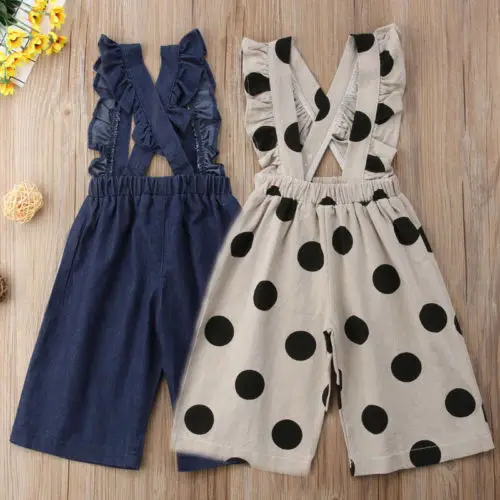 

Toddler Kid Baby Girl Clothes Playsuit Jumpsuit Bodysuit Overalls Outfits