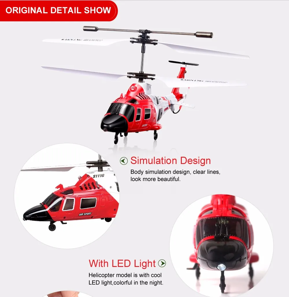 Was S111G Mini Baby Choppers Java Pulau het voor Coast magazijn 3.5CH SYMA Drone Army Speelgoed Militaire Guard Simulatie RC Helikopters 12 Was S111G Mini Baby 12