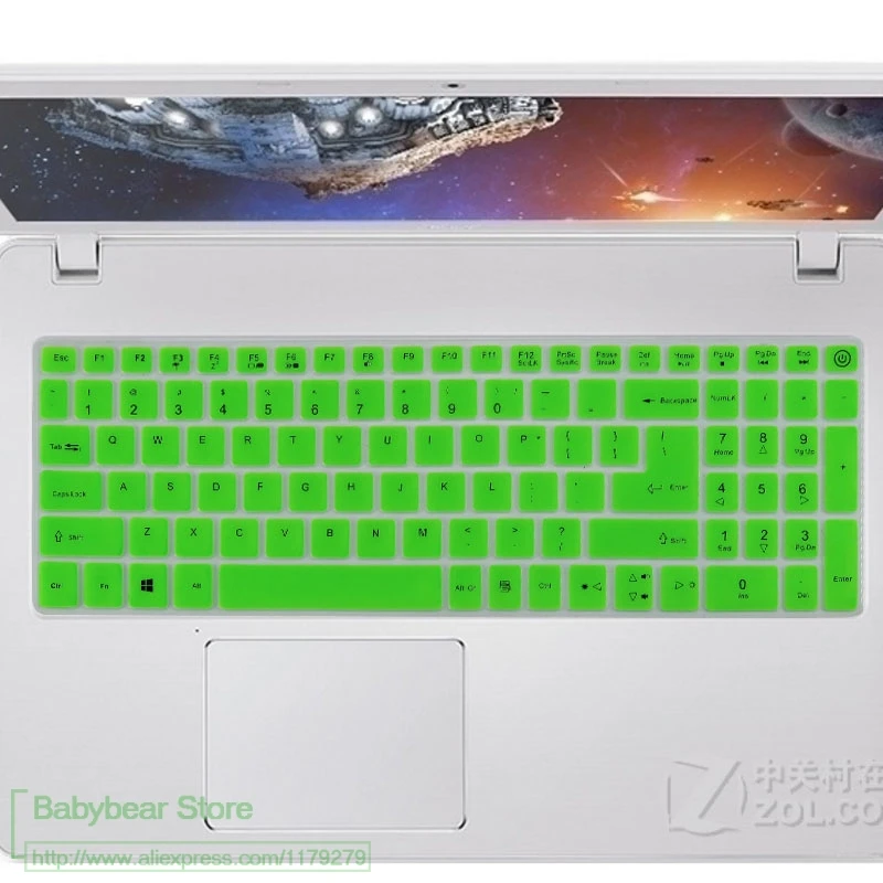 15 6 дюймовая Силиконовая Защитная крышка для клавиатуры Acer Aspire E5 573/574/575G V3 574G 532G