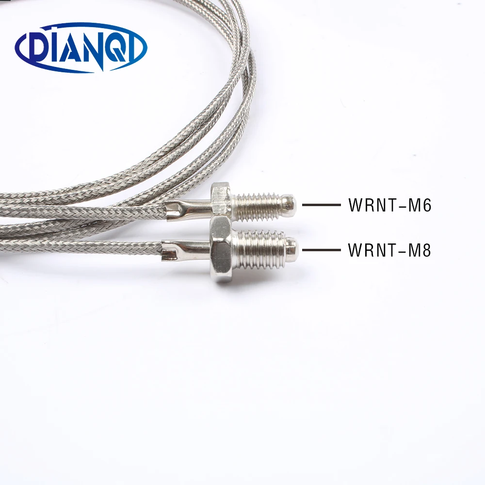 Thermocouple M6 M8 threaded thermal resistance temperature sensor line probe | Инструменты