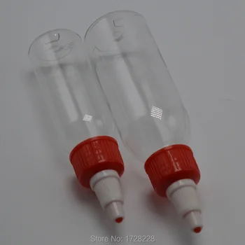 

NEW100% 60mL Plastic Empty Tattoo Ink Pigment Bottles Supply Twist Off Top Cap E liquid Bottle 2OZ Needle tip Empty Plastic Drop
