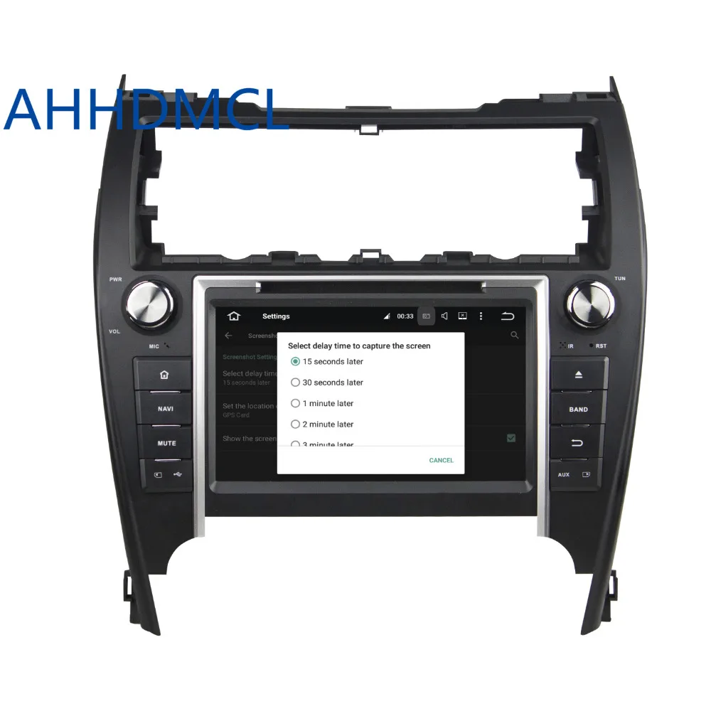 Top Car Multimedia Player Stereo Audio Radio DVD Player Android 8.1.0 GPS For Toyota Camry American Version 2012 2013 2014 2015~2017 3
