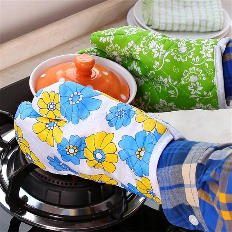 Кухонный инструмент перчатки для микроволновой печи изоляционный хлопковый