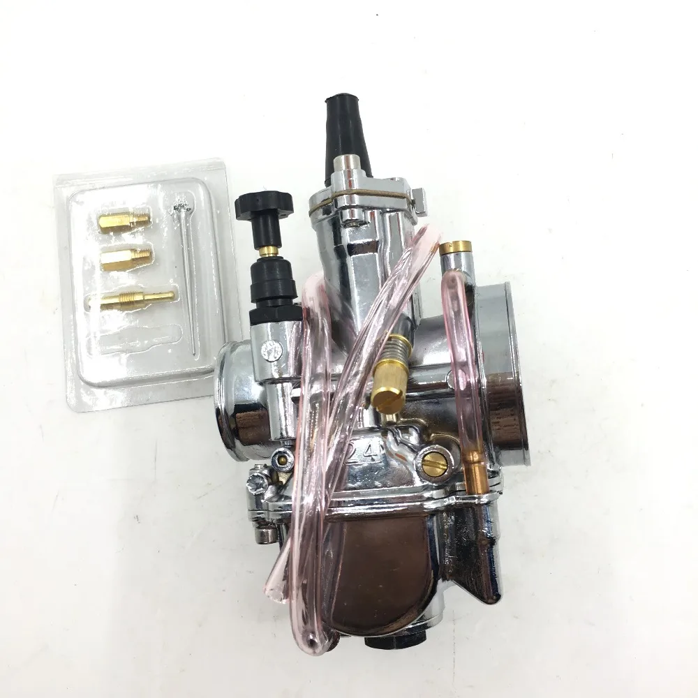 

SherryBerg carburettor 24pwk pwk24 24mm PWK 24 Carb Carburetor for JOG RTL250 CR80 CR125 chrome Dirt Bike fit for honda Keihin