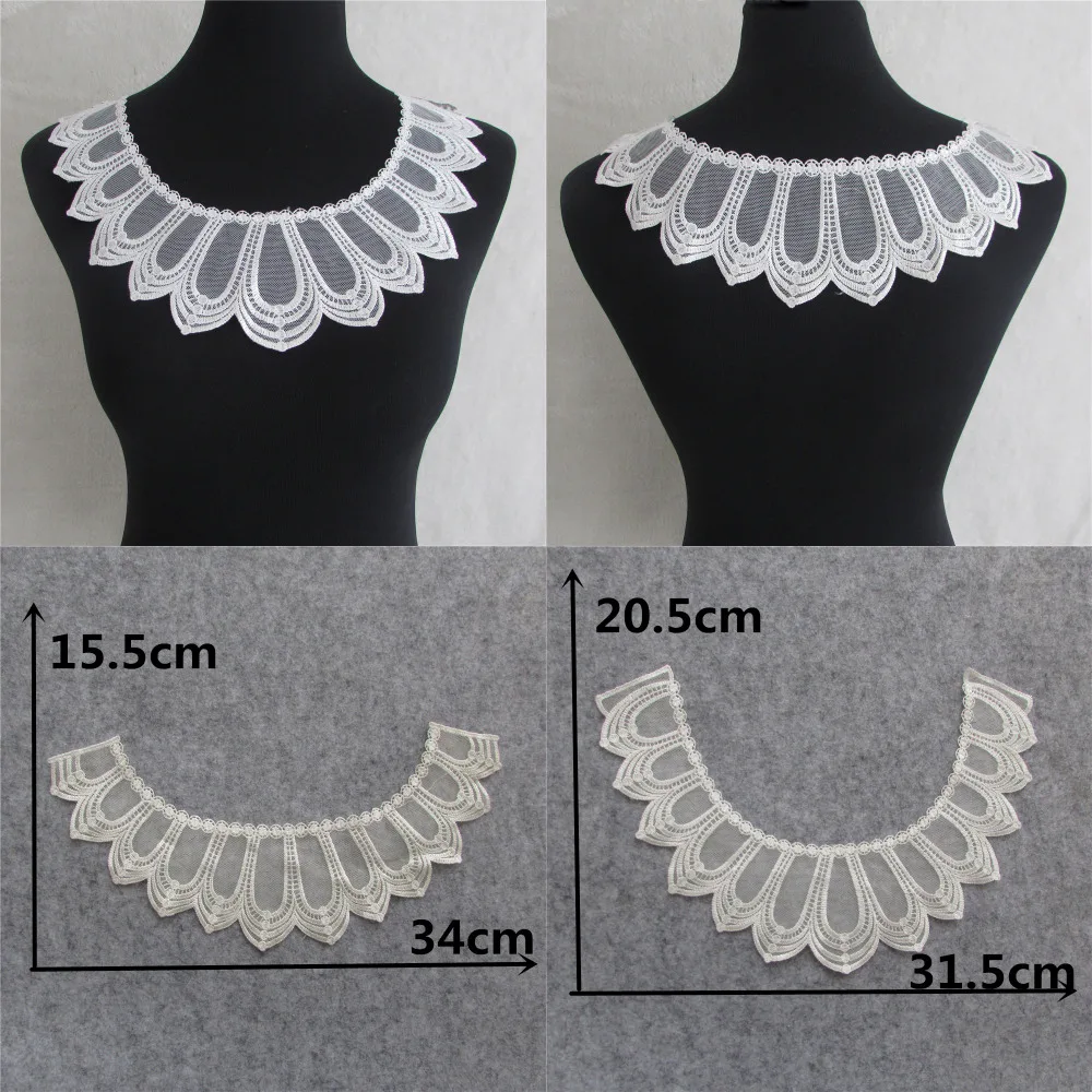 high quality Lace Collar Apparel Sewing Fabric Embroidery Round Lace