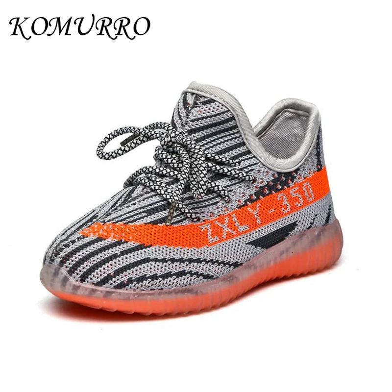 

New Children Shoes Boys Fashion Knitting Sneakers Girl Sport Running Shoes Kid Casual Trainers Outdoor Spring Shoes Size 21-36