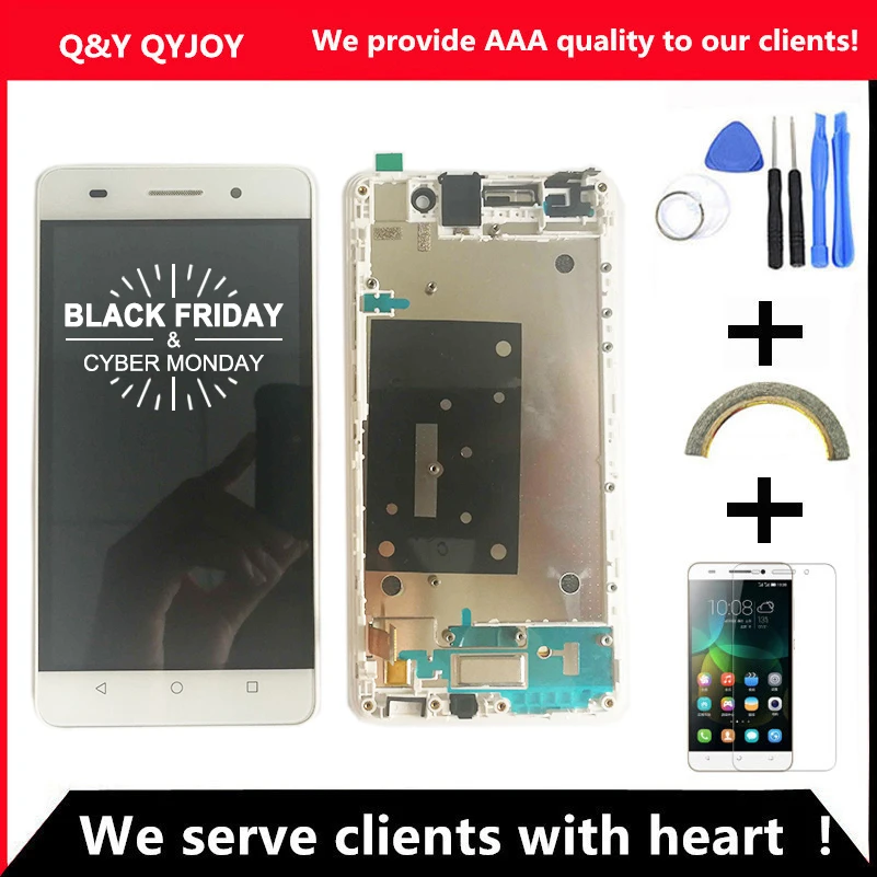 ЖК дисплей и рамка для HUAWEI Honor 4C качества AAA сменный экран дигитайзер в сборе|lcd