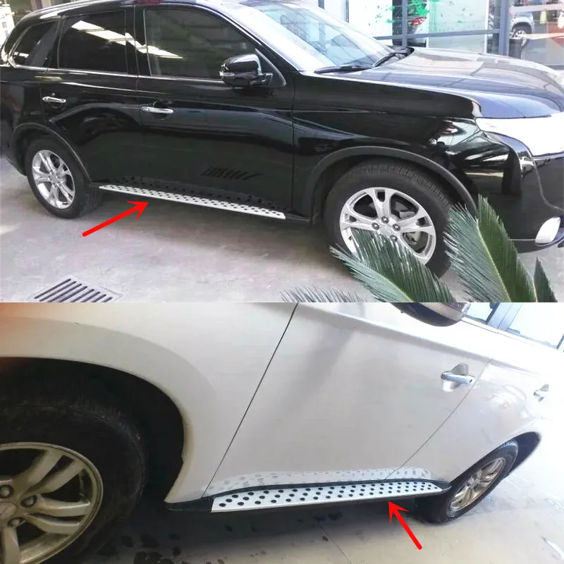 Ножная педаль OUBOLUN для Mitsubishi Outlander 2013 2014 2015 2016 2017 гарантия качества|side bar|step sidefor