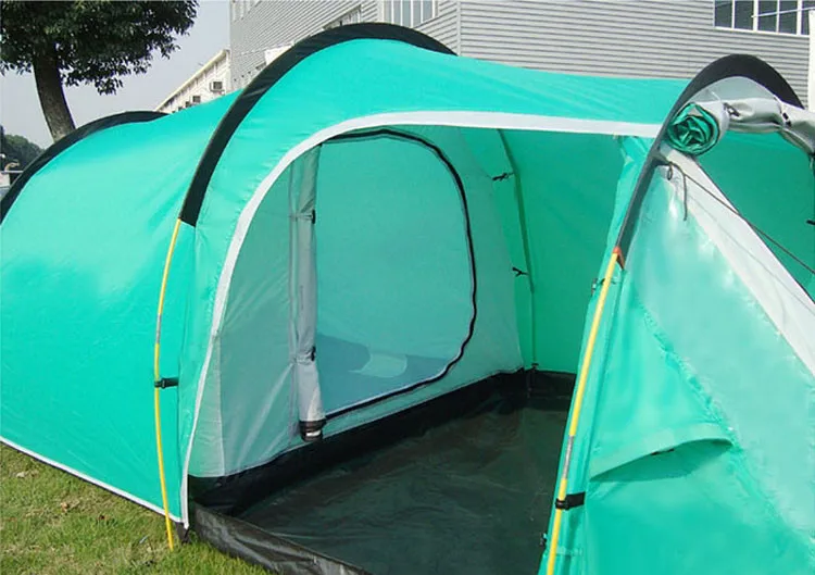 Палатка Открытый Палатки Семейный Праздник Путешествия Палатка 3-4 Человек Горы Палатка с Одной Спальней и Одной Гостиной Водонепроницаемый Тент