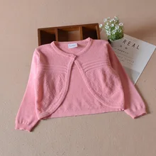 Розовый кардиган для маленьких девочек, свитер, весенняя куртка, желтая и белая верхняя одежда для маленьких девочек, г., одежда для малышей от 6 до 24 месяцев, RKC185060