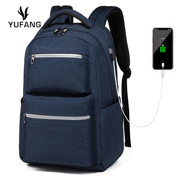 

YUFANG Multifunction Men Bagkpack 15.6inches Laptop Bag Large Capacity Travel Bag Male College School Bags