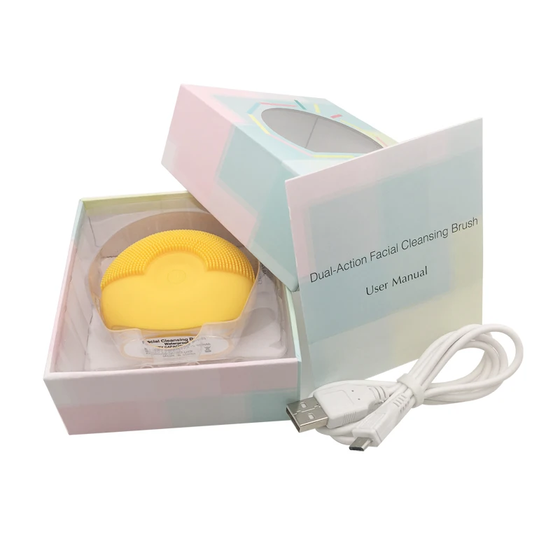 facial clean brush yellow 23