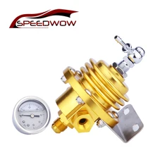 Speedwow Универсальный алюминиевый регулируемый регулятор давления топлива FPR с манометром масляный радиатор Комплект Масляный манометр JDM комплект