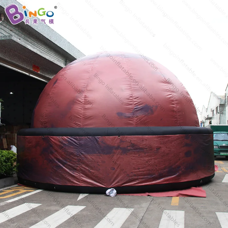  Hot sale 9X7X4.5m inflatable projection tent dome projection screen 360 dome projection - toy tent