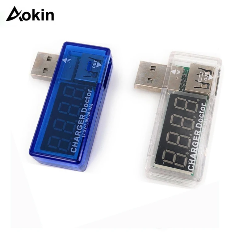 Digital Voltmeter USB Mobile Power Charging Current Voltage Tester