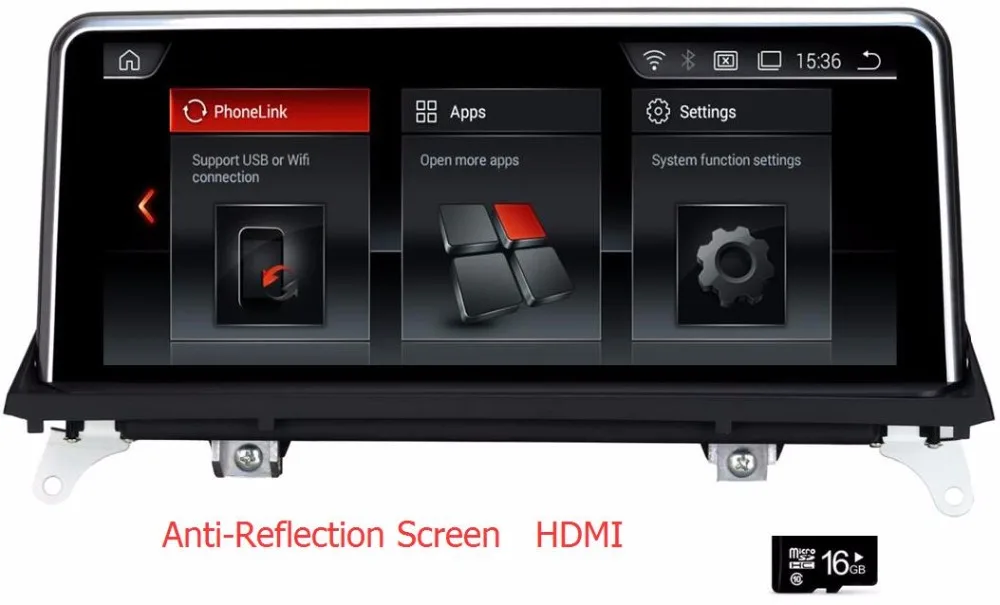 Top Anti-Reflection Screen HDMI 2G ram 32G 10.25" Android 8.1 Car Monitor for BMW X5 X6 E71 E70 2007 - 2013 Stereo Radio Vedio Aud 0