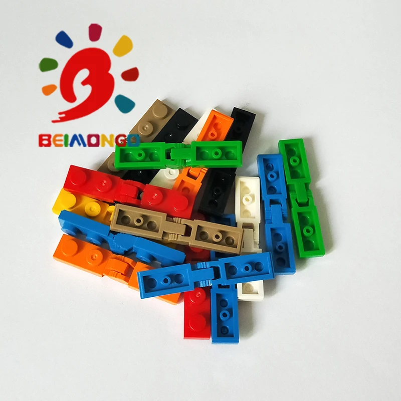 

Free Shipping!Beimongo Building Blocks Hinge Plate 1x2 1/2+1x2 1/2 50pcs Edu&Intelligent DIY Kids' Toys can be compitable