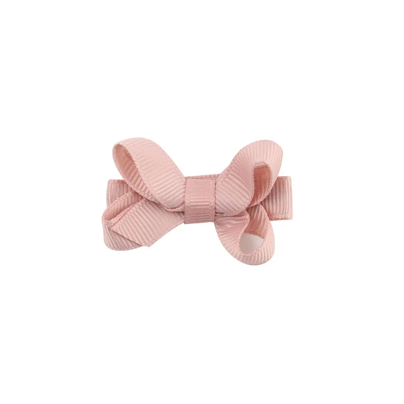 High quality Lovely Hair Clip Girls Hair Bows Hairpins Grosgrain Ribbon hair clips kids hair accessories  (19)
