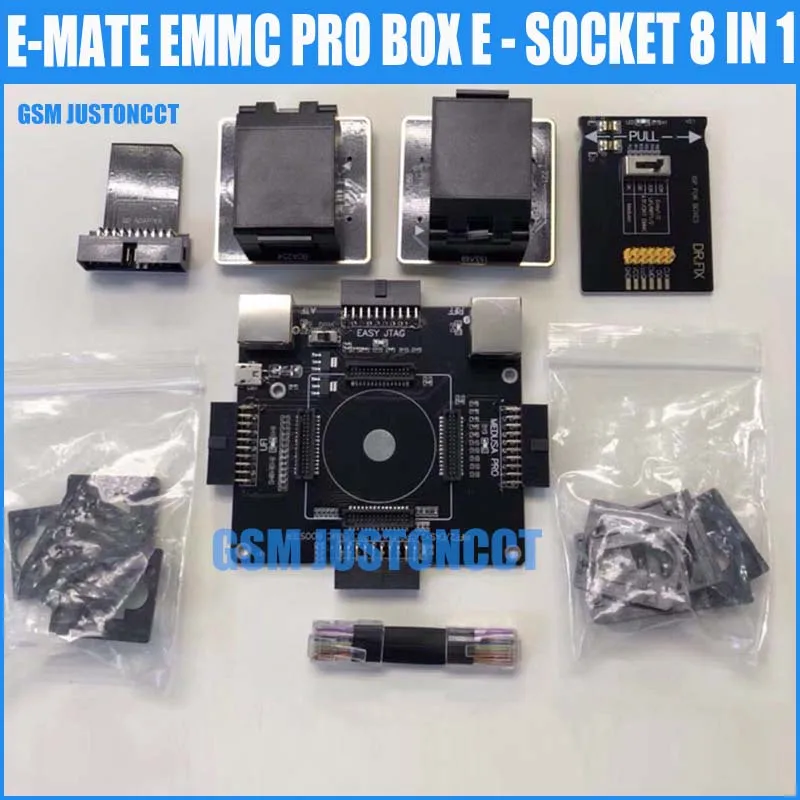 E-MATE EMMC PRO BOX E - SOCKET 8 IN 1 - GSMJUSTONCCT -B2